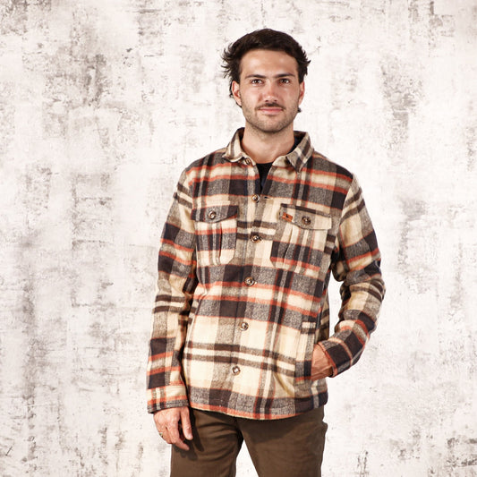 Campera Tartan 24 Beige