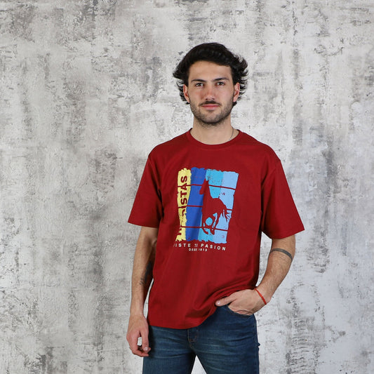 T-shirt Estampada 03 Bordo