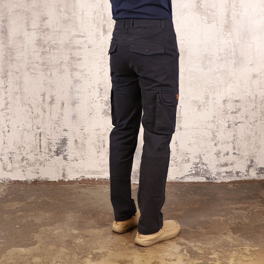 Pantalon Cargo Hombre Azul