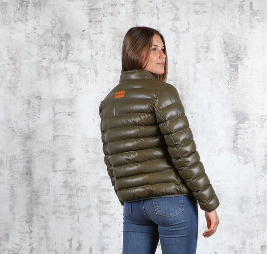 Campera Puffer Eco Verde