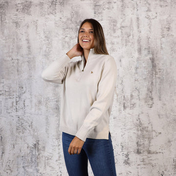 Medio cierre Dama Natural