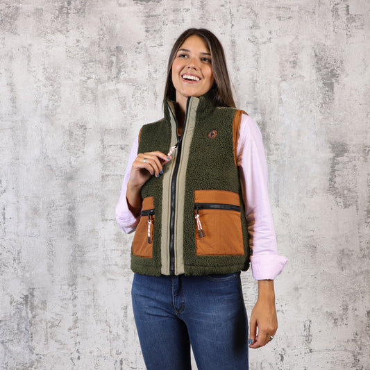 Chaleco Teddy Verde