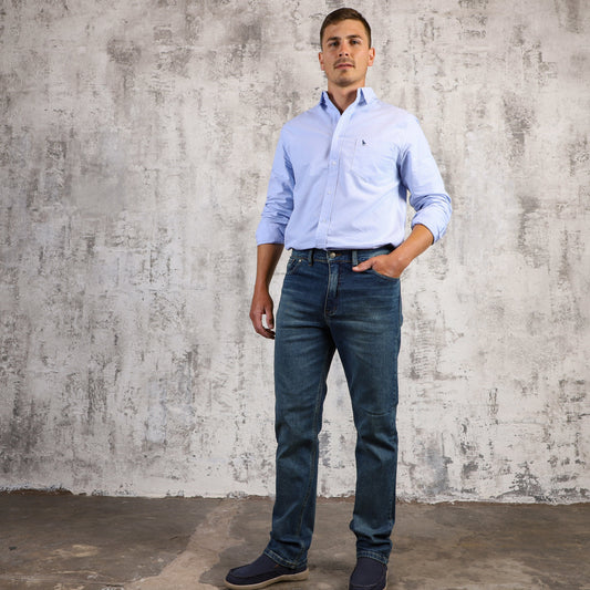 Jean hombre Azul