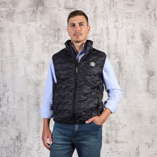 Chaleco Inflado Hombre Negro