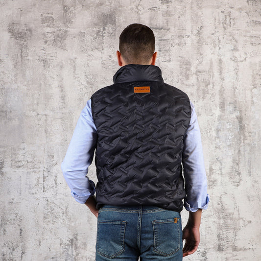Chaleco Inflado Hombre Negro