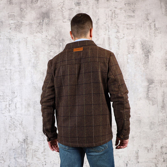 Campera tartan 25 Beige
