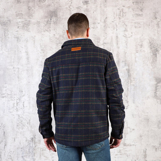 Campera tartan 25 Azul