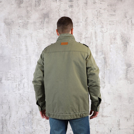 Campera Parka Hombre Verde