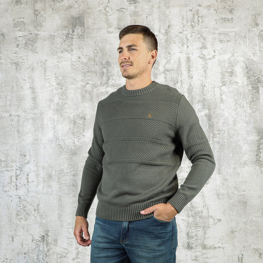 Sweater tejido fantasia Verde
