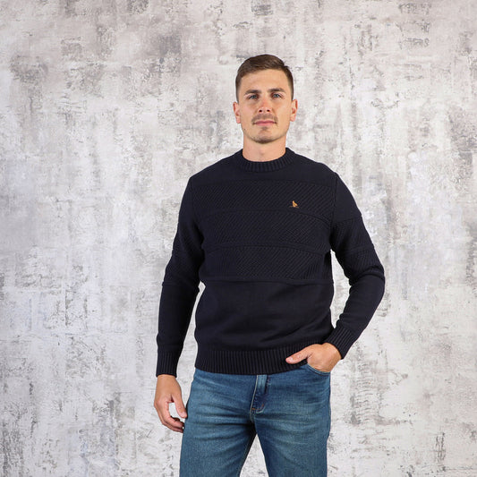 Sweater tejido fantasia Negro
