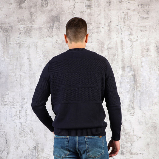 Sweater tejido fantasia Negro