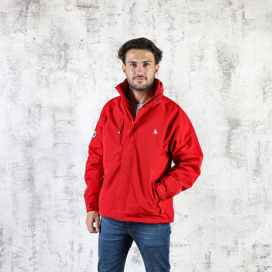 Campera Taslon Hombre Roja
