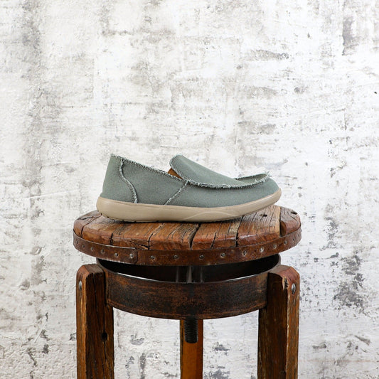 Zapato Casual Lona Hombre Verde