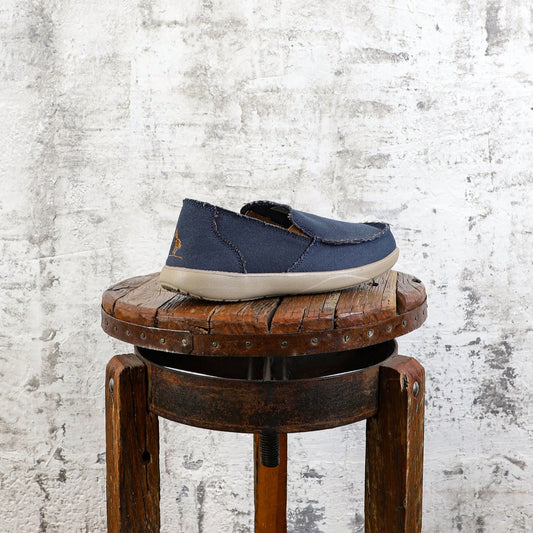 Zapato Casual Lona Hombre Azul