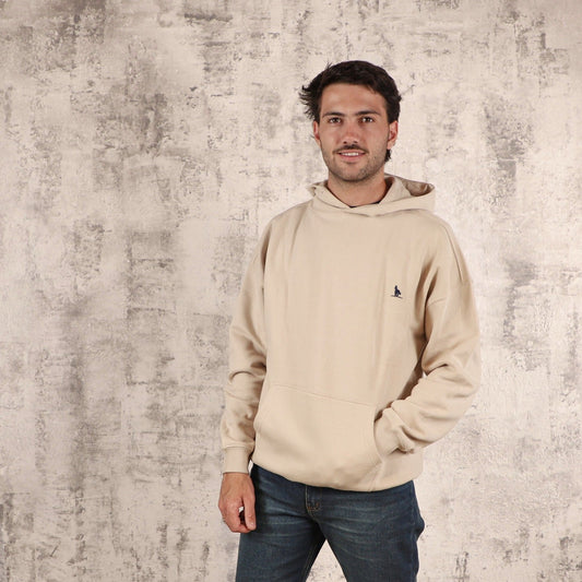 Canguro Algodon Hombre Beige