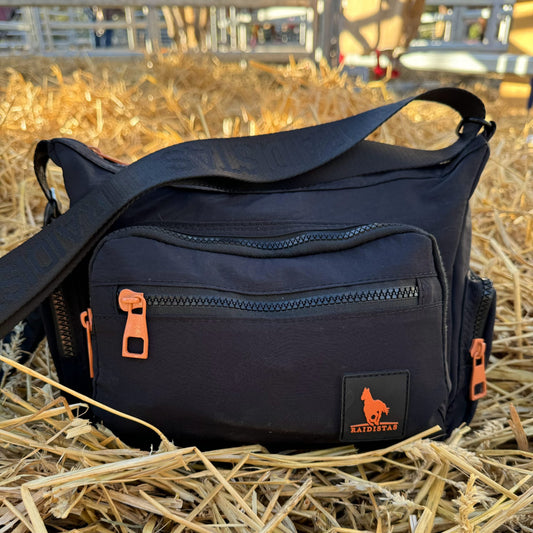 Cartera Nylon Negro