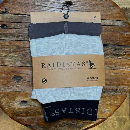 Boxer x2 Gris Oscuro/Gris Melange