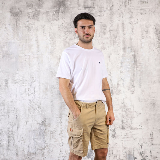 Bermuda Cargo Hombre Beige