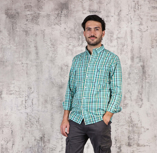 Camisa cuadros Hombre