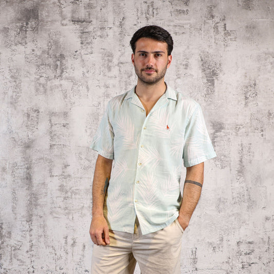Camisa Hawai Verde Agua