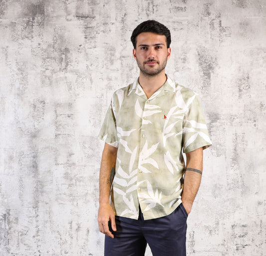 Camisa Hawai Verde Agua