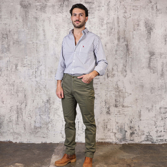 Pantalon 5 Bolsillos Verde