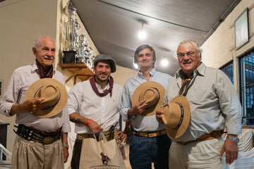 Raidistas en la 39a. Fiesta de la Patria Gaucha.