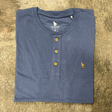 T-shirt Botones Azul