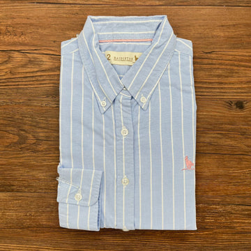 Camisa Dama Rayas 04 Celeste