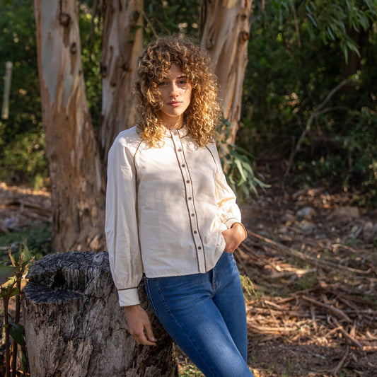 Camisa Silvana Vivos Beige