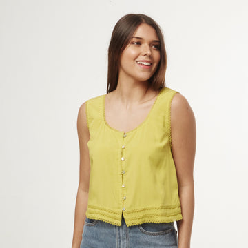 Musculosa Maria Pistacho