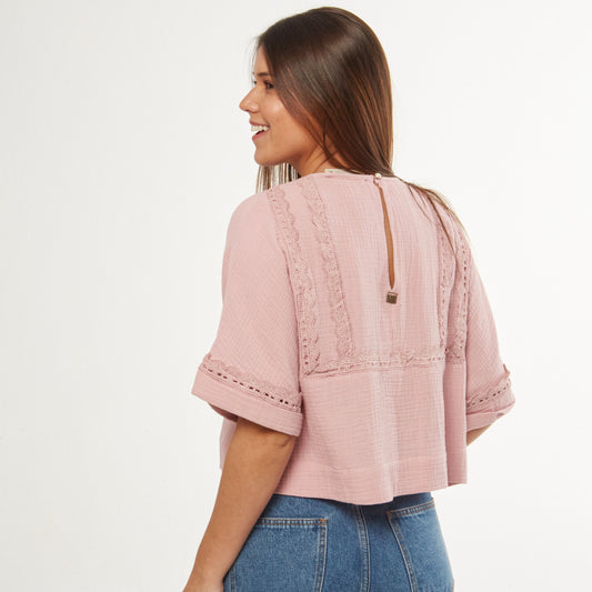 Blusa BOHO Rosa