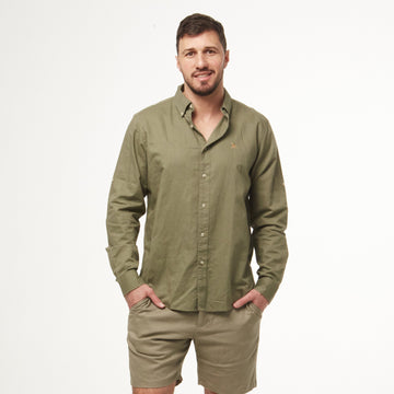 Camisa Lino Verde