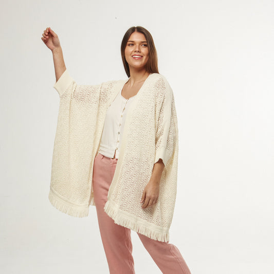 Cardigan Tejido Natural