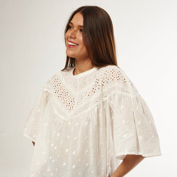 Blusa Reina Blanca