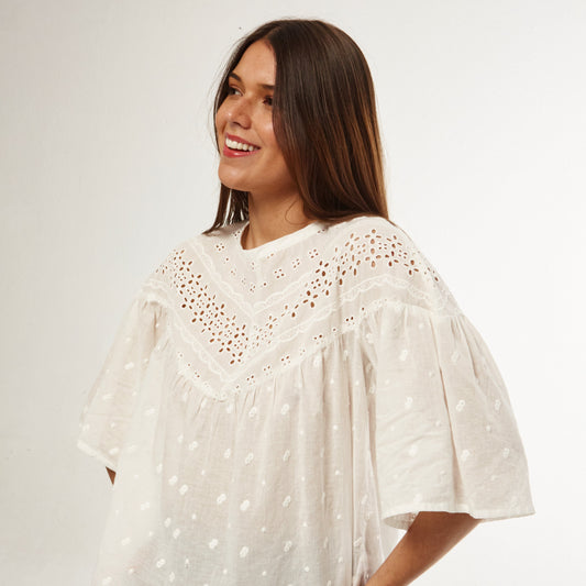 Blusa Reina Blanca
