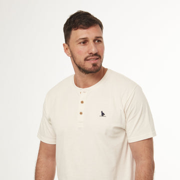 T-shirt Botones Beige