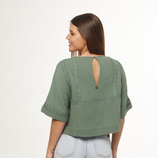 Blusa BOHO Verde