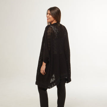 Cardigan Tejido Negro