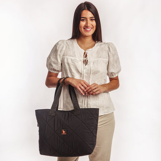 Bolso Capitoneado Negro