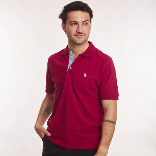 Polo hombre Rojo