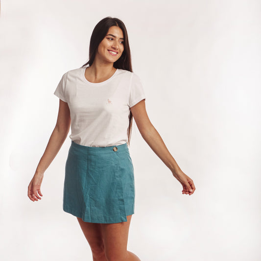 Short Pollera Verde