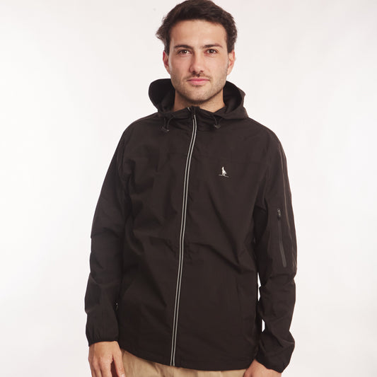 Campera de Lluvia Negro