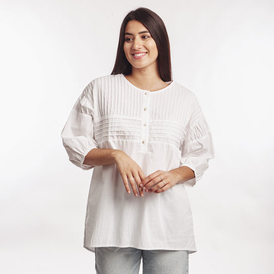 Blusa Oversize Blanca