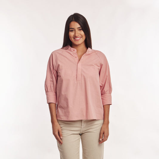 Blusa Costura Rosa