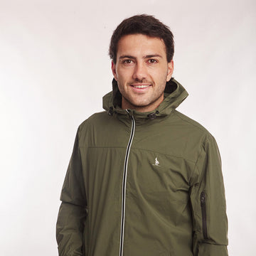 Campera de Lluvia Verde