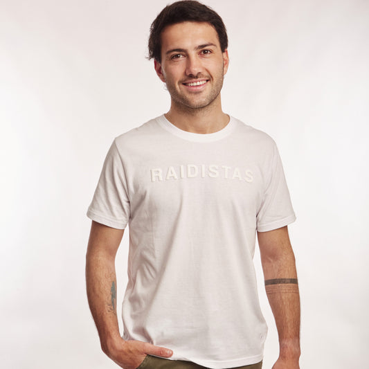 T-shirt Letras Blanco
