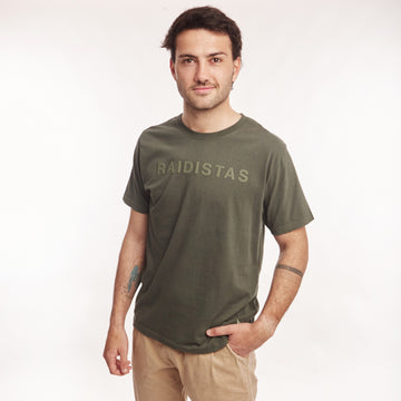T-shirt Letras Verde