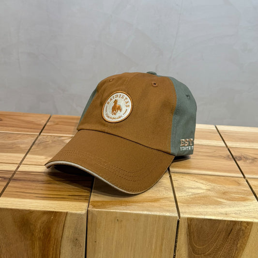 Gorro Escudo Combinado Tostado