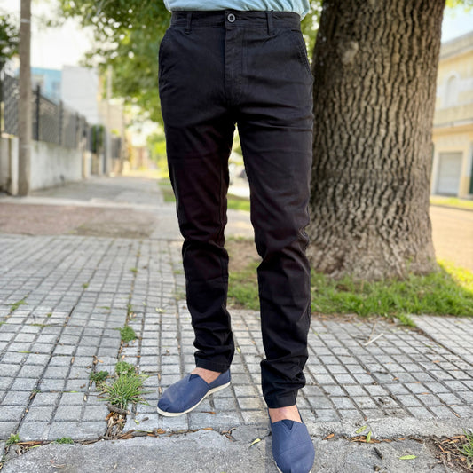 Pantalon Casual Hombre Negro